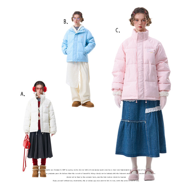Lao Maer's spring versatile oversize cotton jacket 2025 new casual solid color bread jacket cotton jacket