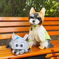 Dog Clothes Waterproof Shock Clothes Schnauzer Bichin Teddy Shiba Inu West Highland Pet Clothes Rain Coat