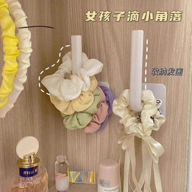 Hairband and hairband storage rack for organizing artifacts, hair ropes, jewelry hooks, multifunctional wall-mounted home dormitory display racks