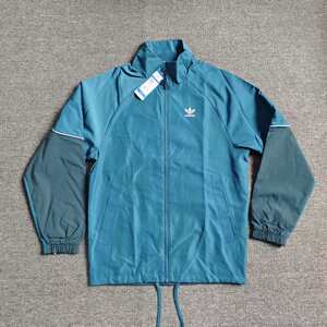 
ADIDAS Adidas clover men's woven three-bar zipper stand collar jacket JE3492