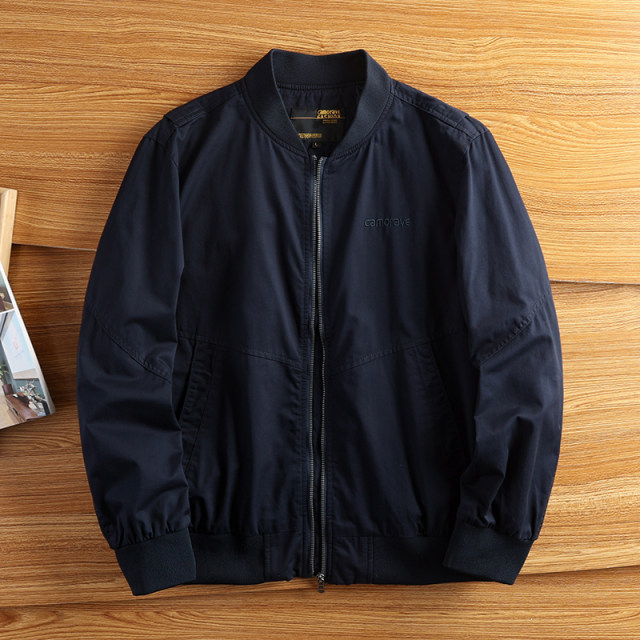 American cotton baseball outer set male loose retro worker costume spring and autumn new foreign trade high -end pilot jacket