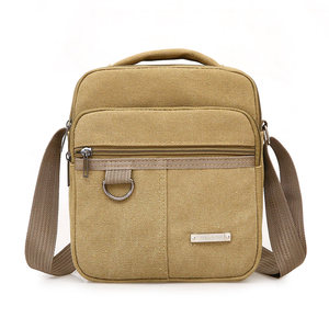 New men's canvas bag men's bag business outdoor backpack messenger bag shoulder bag Korean edition tide casual canvas
