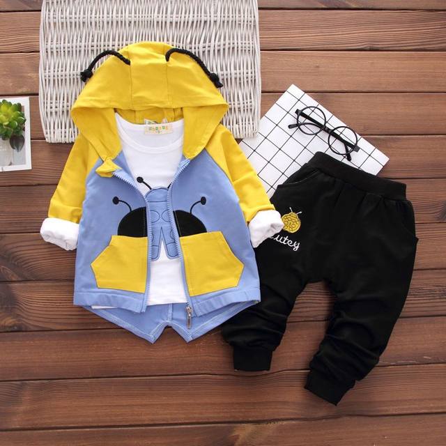 Baby boy spring and autumn new style three-piece suit boy handsome baby ...