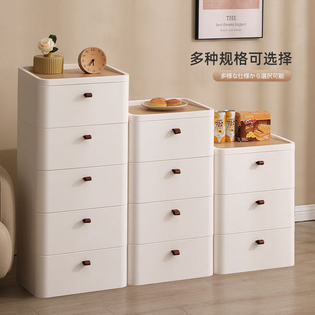 Household drawer-type storage cabinet snack sandwich storage cabinet ...