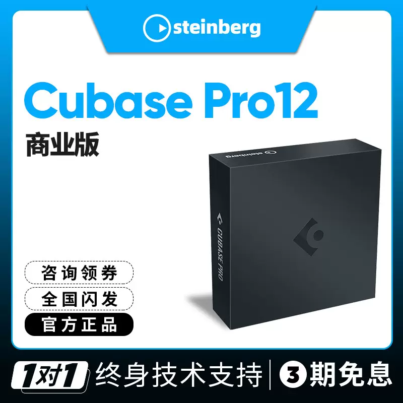 Cubase13pro商业版正版编曲录音软件Cubase pro12宿主混音包远程-Taobao