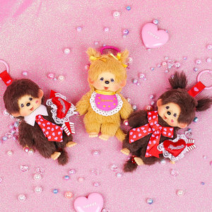Monchhichi is cute, fun, fashionable, vinyl plush doll, doll pendant bag, cute, trendy, fashionable decoration