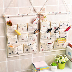 Wall-Mounted Hanging Storage Bag for Dormitory, Bedroom, Fabric Wardrobe, Bed, Student Storage