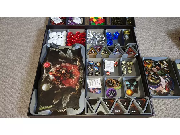 以太梦境Etherfields 桌游收纳3D打印（仅收纳无桌游）