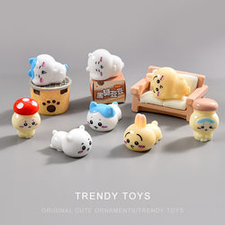Chiikawa Cute Handmade Desktop Ornaments Girl Trendy Toy Doll DIY Resin Accessories