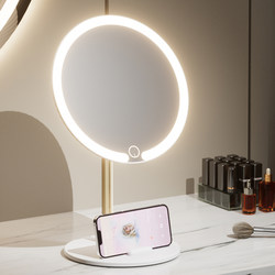 2025 New Model with Makeup Storage Box, Led Mirror, Desktop Vanity Mirror with Light, Student Home Use Fill Light Mirror