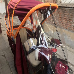 Electric tricycle canopy, small folding canopy, multiple pedals