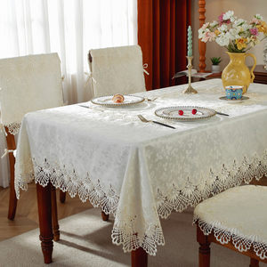 
Fabric tablecloth light luxury high-end feeling small fresh simple modern dining tablecloth tea tablecloth tablecloth rectangular round table