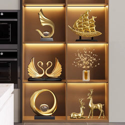 German Wine Cabinet Ornaments, Light Luxury, High-End Living Room, Entrance Hall, Bedroom, Modern Tv Cabinet, Office Display Cabinet Decorations