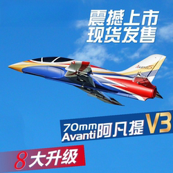 Fms Aircraft Outdoor Flying Model - Avanti V3 Ducted Remote Control Fixed Wing