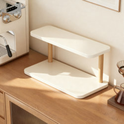 Cup Holder Storage Rack Desktop Cup Organizer Dining Table Countertop Tea Set Cup Organizer Multi-Layer Display Rack on the Table