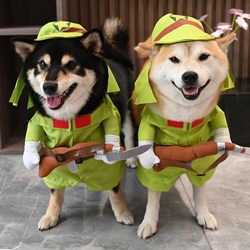 Japanese Quirky Dog Clothes 2025 New Funny and Quirky Shiba Inu Clothes for Teddy Pets and Small to Medium-Sized Dogs Costume