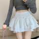 Black short skirt for women in summer new hot style sweet high waist little princess ultra-short cake skirt pure and lustful style to make them look thin