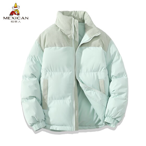 
Scarecrow down cotton jacket for men and women new winter thickened warm cotton coat bread coat stand collar couple cotton jacket