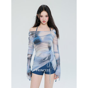 
Fugitive Princess Swimsuit Female Adult 2025 New Style Covering Belly and Slimming Vacation Hot Spring Sexy High-end Bikini