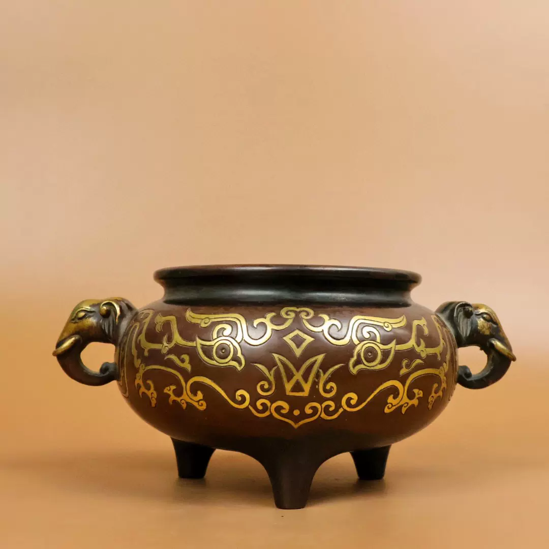 独特收藏老件紫檀木雕细工浮雕富贵满堂荷花纹中堂六件套一组