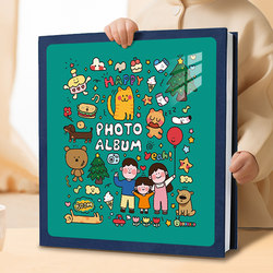Photo Album DIY Photo Album for Baby's Growth Self-Adhesive 567inch Laminated Family Handmade Commemorative Album Birthday Gift