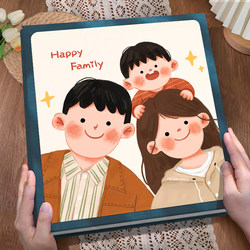 Photo Album, Large-Capacity Interstitial Photo Album, Kidsren's Family Commemorative Album, Baby Growth Record Album, 5 Inches, 6 Inches, 78