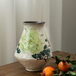 Jingdezhen Handmade Flower Pots and Vases for Home Tea Room, Simple and High-End Decorations Y7060-11