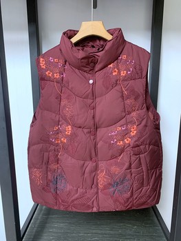 New counter products down jackets for middle-aged and elderly people in winter vests

