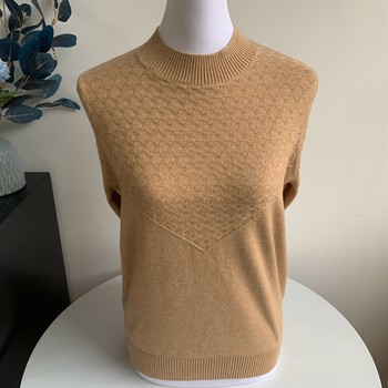 
Autumn and winter simple knitted sweater for middle-aged mothers