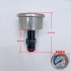 Household Car Washing Machine Pressure Gauge Cleaning Machine High-Pressure Household Portable Extended Type Water Pressure Gauge Shockproof Spare Parts