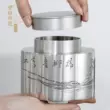 Tác phẩm của bậc thầy Xu Yunyong Hequ Tea Cang lon thiếc rồng được chạm khắc bằng tay lon trà thiếc nguyên chất 99,9% làm bằng tay hũ sứ đựng trà 