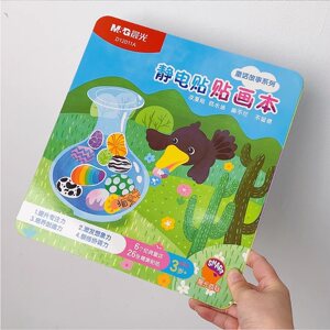 
6 fairy tale static sticker books! Children's scene stickers, scene toy stickers, cartoon puzzle books