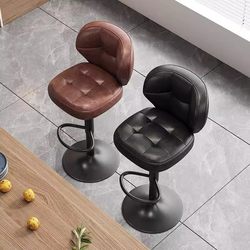 Bar Stool, Home Lift Chair, Light Luxury Bar Chair, Backrest Chair, Front Desk Cashier Bar Stool, Simple High Stool