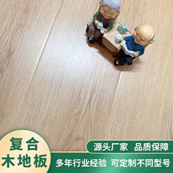 12mm Reinforced Composite Wood Floor Household Waterproof Bedroom Wooden Diamond Wear-Resistant Gray Composite Board Diamond Board