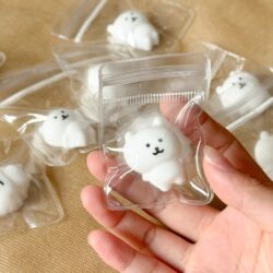 Trendy Toy Mini Self-Deprecating Bear Squeeze Toy Stress Relief Toy Children's Kindergarten Small Gift 1 Yuan