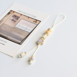 Jingdezhen Ceramic Mobile Phone Pendant Cute Literary Cartoon Handmade Keychain Bag Car Pendant Healthy and Environmentally Friendly