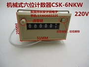 Bộ đếm tín hiệu xung điện từ Baoshide FENGYUAN CSK6-NKW (YKW) 24V 220V
