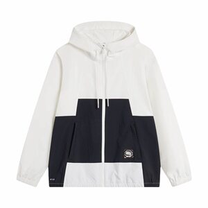 
LiNing basketball series hooded windproof loose sports sun protection clothing men's AFDU211-3BL