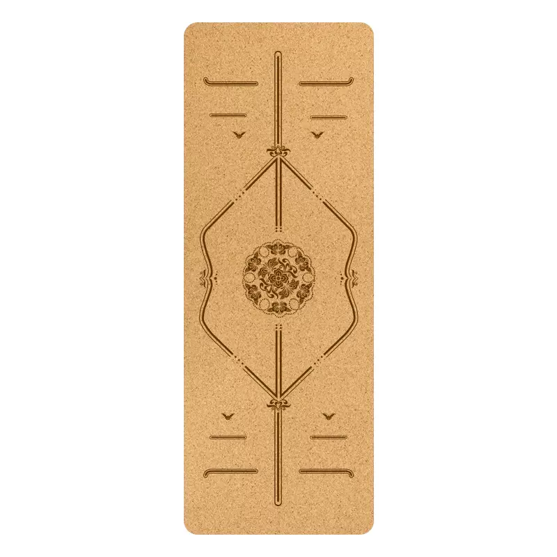 天然软木tpe瑜伽垫5mm加厚防滑吸汗无异味舞蹈健身 免费刻字