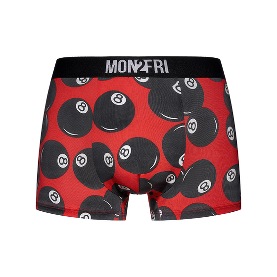 Mon2fri men's underwear red hole in eight pattern creative boxer pants China-Chic send male boyfriend couple