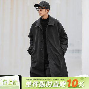 Heya seven Japanese retro cotton cotton trench coats.
