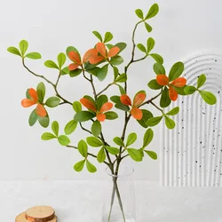 Single Artificial Leaf, Island Spring Flower, Plastic Green Plant, Fake Branch, Soft Decoration, Small Leaf Branch, Large Tree, Dead Branch, Decorative Leaf