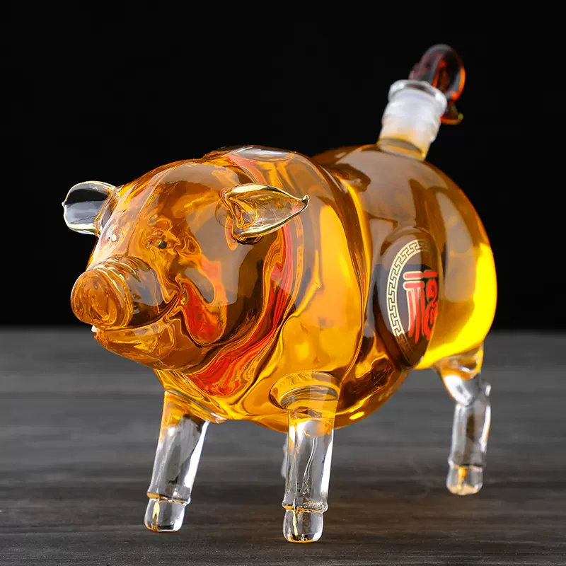 加厚十二生肖泡酒瓶鼠牛虎兔龍蛇馬羊猴