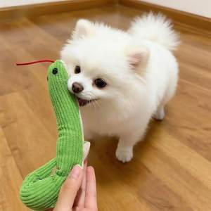 
Dog toy, head-shaking snake, grinding teeth to relieve boredom, making sounds, self-pleasure artifact, amusing cat, snake toy, small and medium-sized dog toy