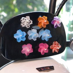 Electric Vehicle Bicycle Rotating Windmill Ornament Cute Car Interior Rearview Mirror Decoration Motorcycle Small Accessories