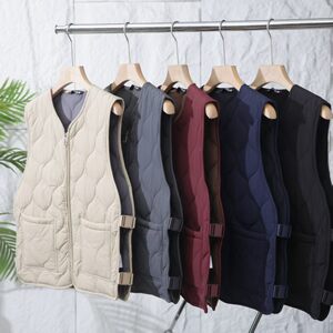 
Mountain gourd pattern outdoor disassembled vest water-repellent cotton sleeveless jacket light and warm couple vest men