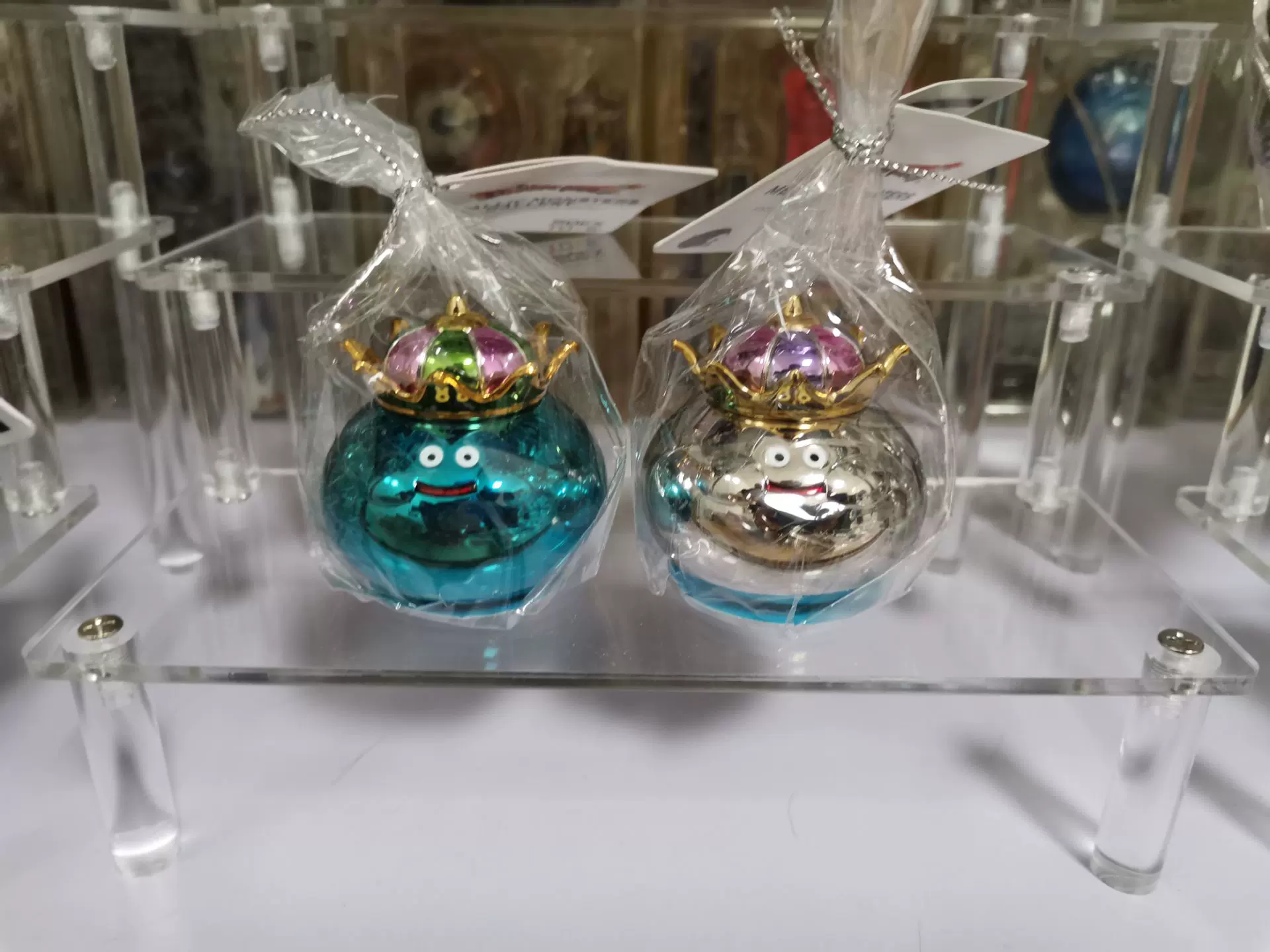 日版se 勇者斗恶龙dq 金属合金 史莱姆国王 手办摆件