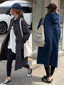 
iamstudio simple and atmospheric outdoor light long windbreaker, two colors are not picky, return to the venue