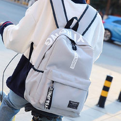 College-Style Junior High School Student Backpacks for Men and Women, Korean Style, Simple and Versatile, Casual Travel Backpacks for Middle and High School Students