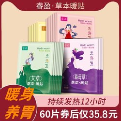 Ruiying Mugwort Self-Heating Patch for Babies, Self-Heating Motherwort Warm Patch for Cold Protection, Menstrual Care, Warming Patch for Winter